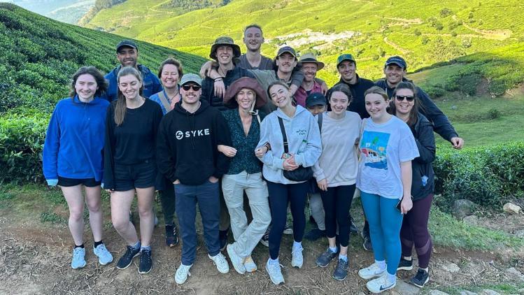 Students visit India in 2024 on a study tour