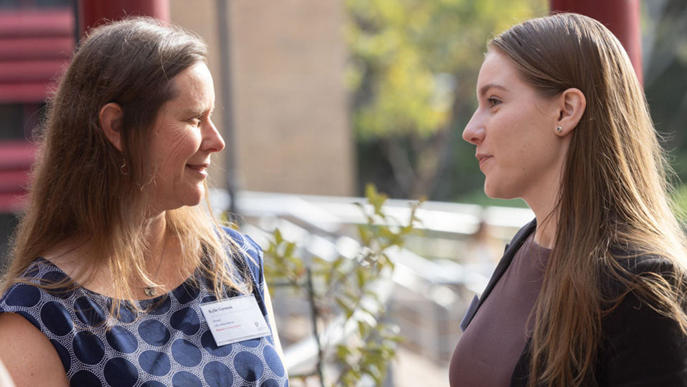 Kylie Gorman and Ashley Darvell – UOW Mentoring Program