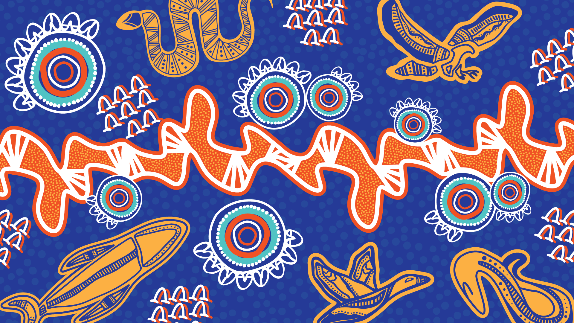 Indigenous Education and Engagement artwork by Britany Angus