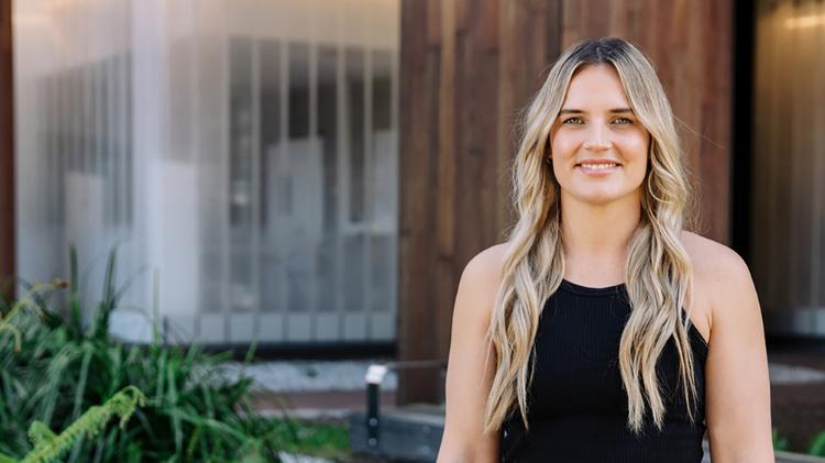 University of Wollongong student smiling