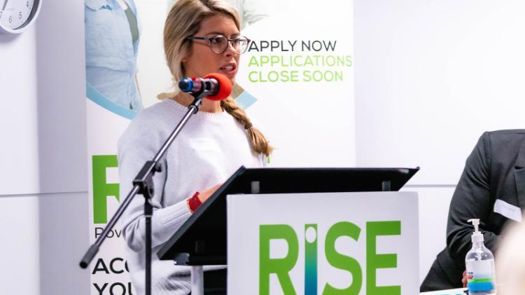 Entrepreneur Asha Brown at RISE iAccelerate Eurobodalla pitch competition