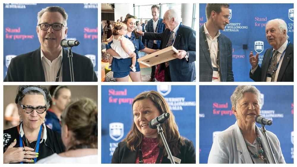 A collage of images from the celebration for Early Start Discovery Space's one millionth visitor. Photos: Paul Jones