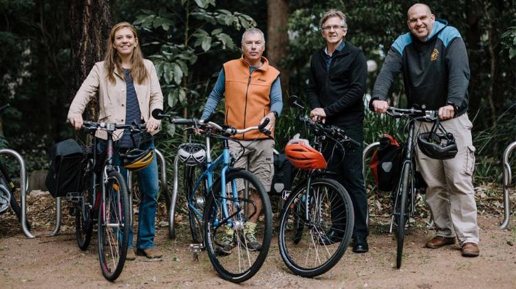 UOW academics take part in Ride2UOW